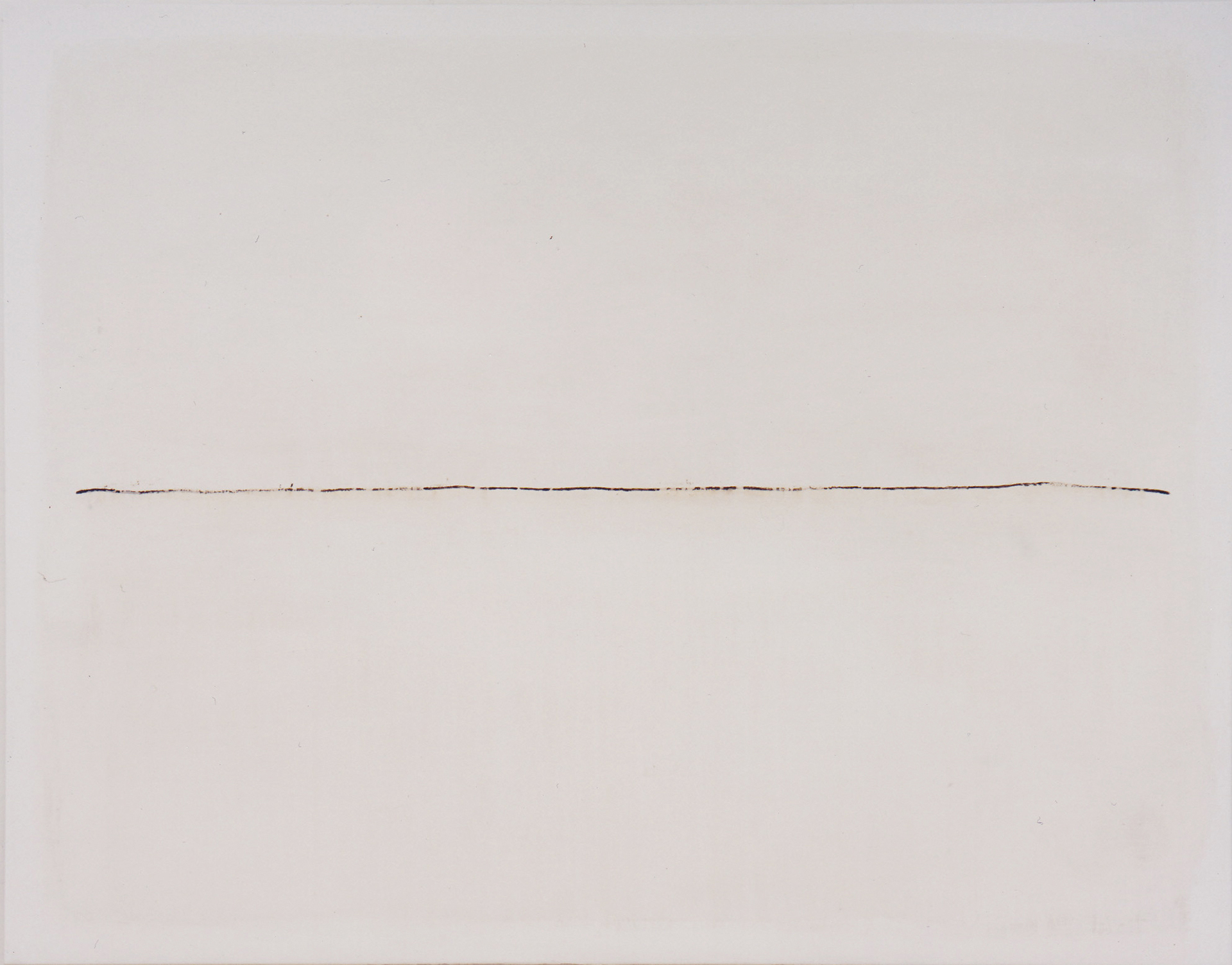 Lilo Rinkens, Dritte Linie, 1999, Acryl und Tusche auf Leinwand, 140 x 180 cm