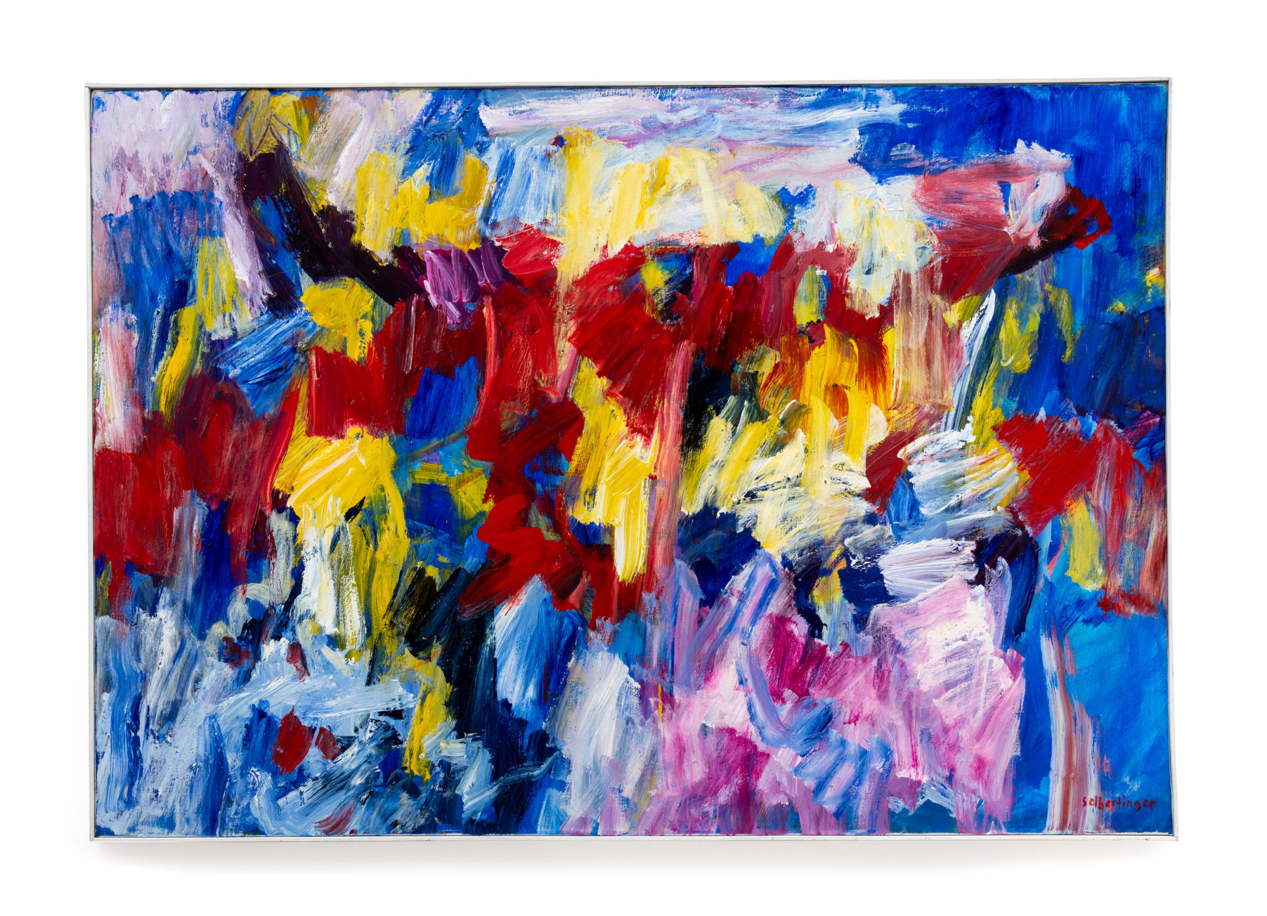 Johannes Selbertinger, no title(RD75), 2016, acrylic colour on canvas, 110 x 160 cm